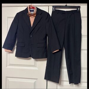 Boys Class Club Gold Label Pinstriped Suit ensemble. Size 8.